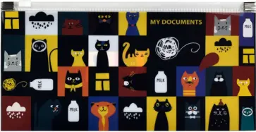 Папка для документов Коты обложка книги