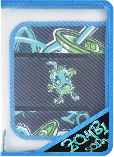 Папка для уроков труда Зомбо банка, А4 обложка книги