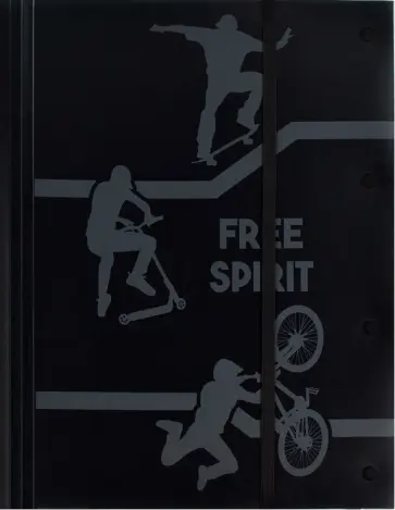 Папка для чертежей и рисунков Фри спирит, А4 обложка книги