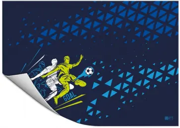 Плёнка цветная для уроков труда Футболисты обложка книги