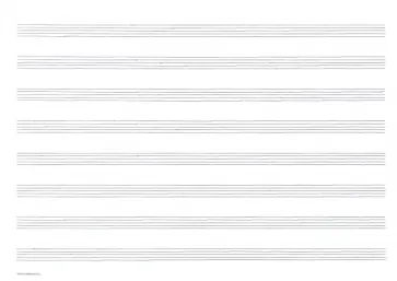 Нотная бумага, А4, 25 листов Нотная бумага, А4, 25 листов обложка книги