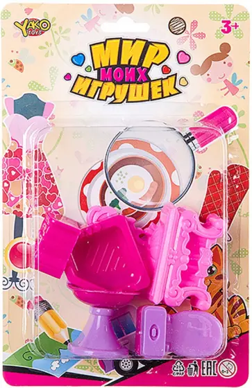 Набор пластмассовой мебели Ванная комната, 6 предметов обложка книги