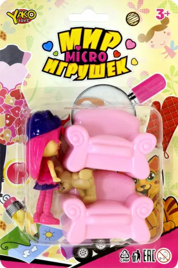 Набор мебели с куколкой, в ассортименте обложка книги