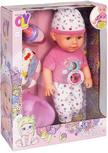 Кукла Oly функционая, пьёт, писает, озвученная, с аксессуарами обложка книги