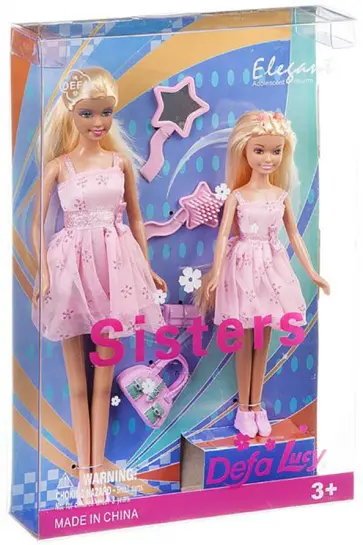 Набор кукол сестры DefaLucy, BVC обложка книги