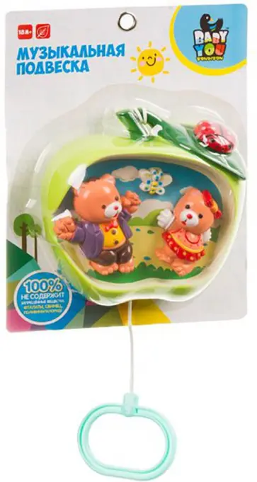 Игрушка развивающая Музыкальная карусель, Медведи в яблоке обложка книги