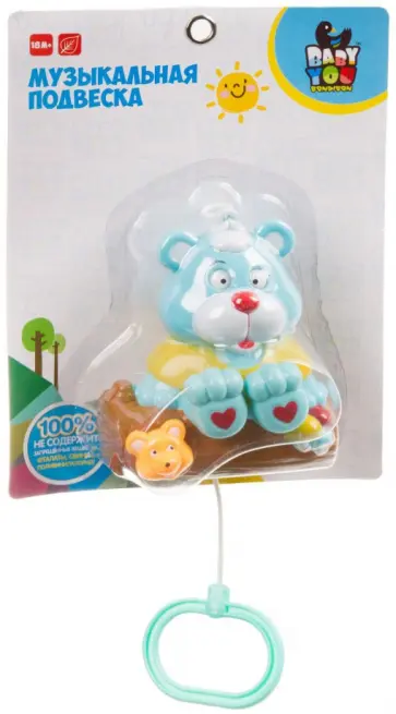 Игрушка развивающая музыкальная карусель, Медведь обложка книги