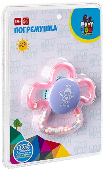 Игрушка развивающая погремушка Ангел обложка книги