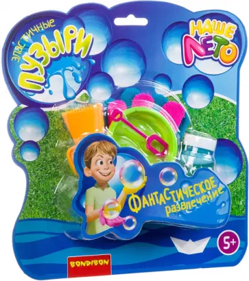 Набор эластичные мыльные пузыри Наше Лето обложка книги