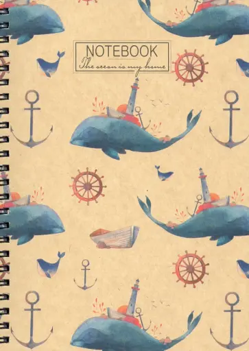 Тетрадь Кит, 48 листов, точка обложка книги