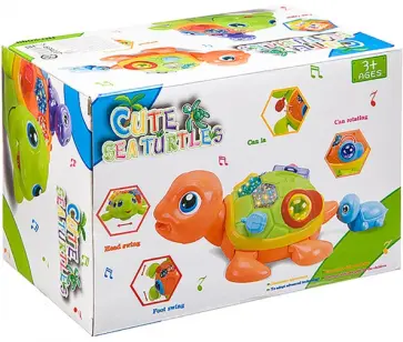 Игрушка Черепаха, музыкальная, светящаяся Игрушка Черепаха, музыкальная, светящаяся обложка книги