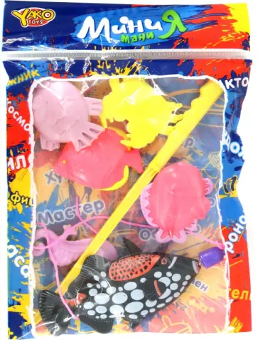 Игра рыбалка магнитная, 5 фигурок обложка книги