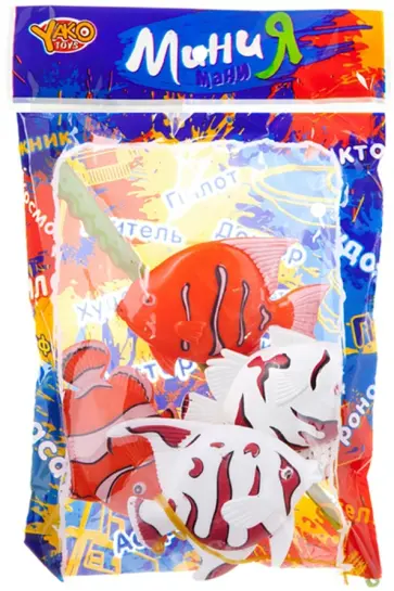 Игра рыбалка магнитная, 4 рыбки обложка книги