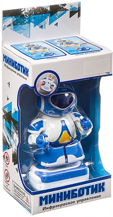 Мини-робот Миниботик на инфракрасном управлении Мини-робот Миниботик на инфракрасном управлении обложка книги