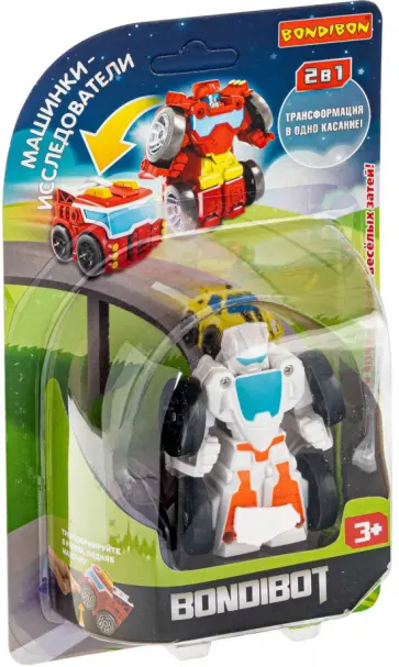 Трансформер 2 в 1. Робот-машинка Исследователь обложка книги