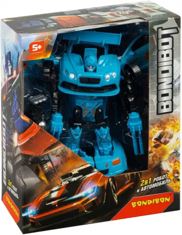 Трансформер 2 в 1. Робот и автомобиль обложка книги
