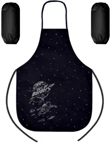 Фартук с нарукавниками для уроков труда и рисования Космонавт обложка книги