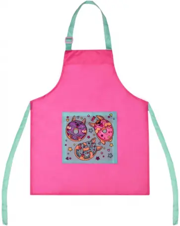 Фартук для уроков труда и рисования Корги пончики обложка книги