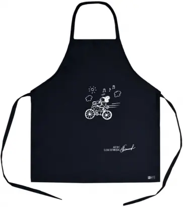 Фартук для уроков труда и рисования Варя на велосипеде обложка книги
