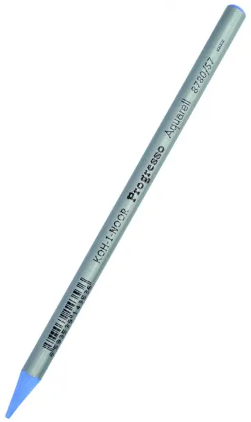 Карандаш цельнографитный в лаке акварельный Progresso 8780/57, горный синий обложка книги