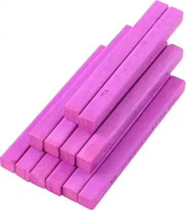 Пастель масляная твердая 8100/118, фиолетовый темный, 12 штук обложка книги