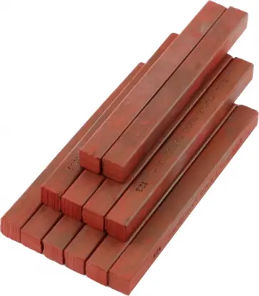 Пастель масляная твердая 8100/123, капут мортуум, 12 штук обложка книги