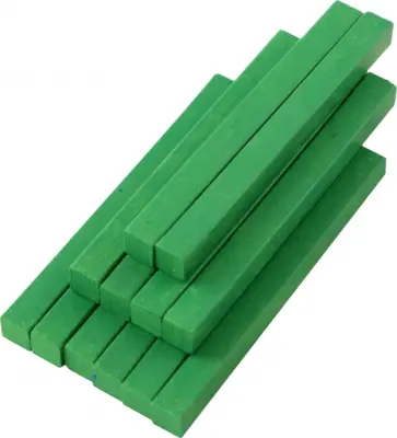 Пастель масляная твердая 8100/125, зеленый светлый, 12 штук обложка книги