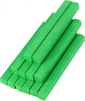 Пастель сухая Toison D`Or 8580/144, яблочный зеленый, 12 штук обложка книги