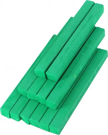 Пастель сухая Toison D`Or 8580/150, хром зеленый светлый, 12 штук обложка книги