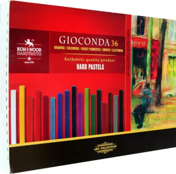 Пастель твердая художественная Gioconda 8115, 36 цветов обложка книги