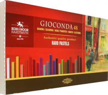 Пастель твердая художественная Gioconda 8116, 48 цветов обложка книги