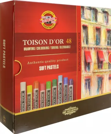 Пастель сухая художественная Toison d`Or Soft 8516, 48 цветов обложка книги