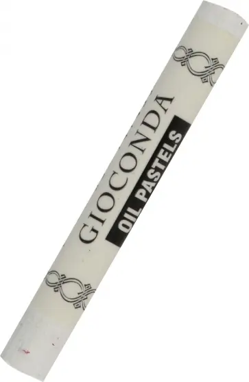 Пастель масляная художественная круглая Gioconda 8300/01, титановый белый обложка книги