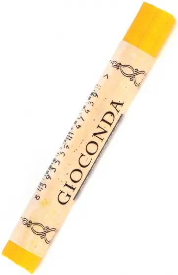 Пастель масляная художественная круглая Gioconda 8300/04, желтый темный обложка книги