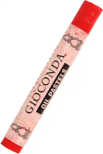 Пастель масляная художественная круглая Gioconda 8300/06, киноварь обложка книги