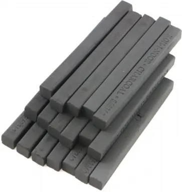 Уголь художественный искусственный 8683, HB, 18 штук обложка книги