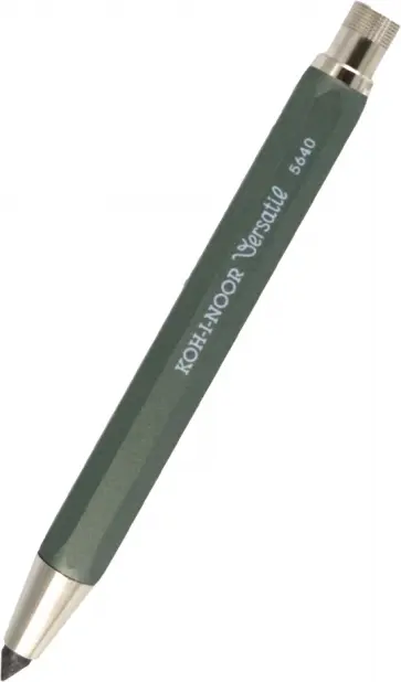 Карандаш цанговый металлический Versatil, короткий, зеленый обложка книги