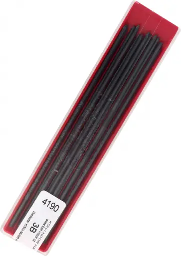 Стержни для цанговых карандашей 4190, 3В, 12 штук обложка книги