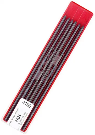 Стержни для цанговых карандашей 4190, 10Н, 12 штук Стержни для цанговых карандашей 4190, 10Н, 12 штук обложка книги