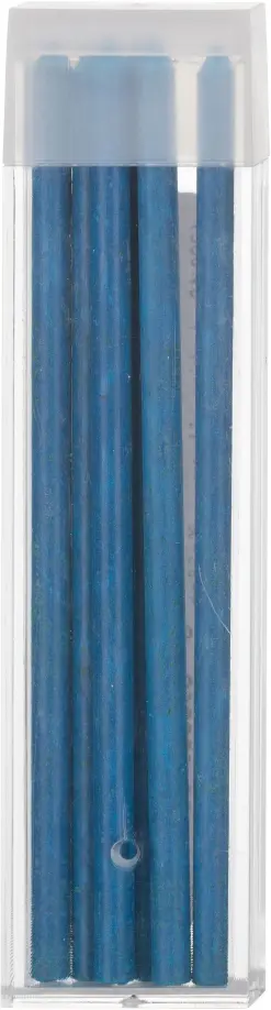 Стержни акварельные для цанговых карандашей Mondeluz 4230/18, синий светлый, 6 штук обложка книги