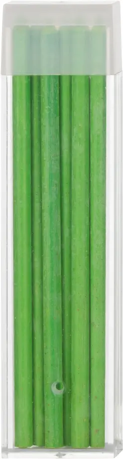 Стержни акварельные для цанговых карандашей Mondeluz 4230/22, желтовато-зеленый, 6 штук обложка книги