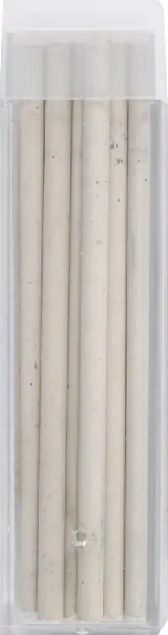 Стержни цветные для цанговых карандашей Polycolor 4240/1, титановый белый, 6 штук обложка книги