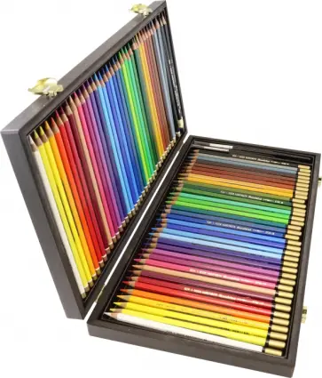 Набор карандашей художественных Polycolor и Mondeluz 3896, 76 предметов обложка книги