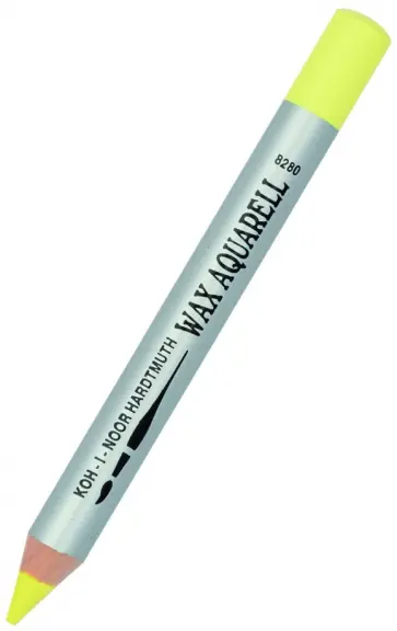 Карандаш восковой акварельный, лимонный обложка книги