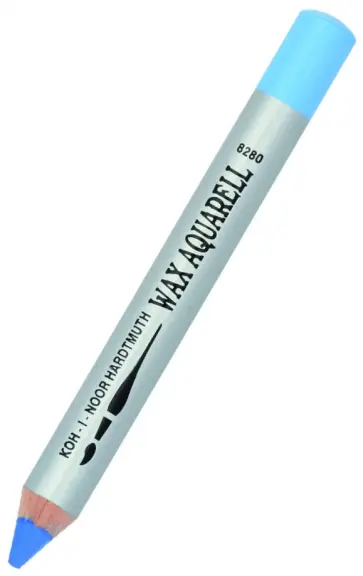 Карандаш восковой акварельный, церулеум синий обложка книги