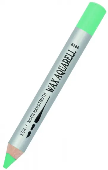 Карандаш восковой акварельный, гороховый обложка книги