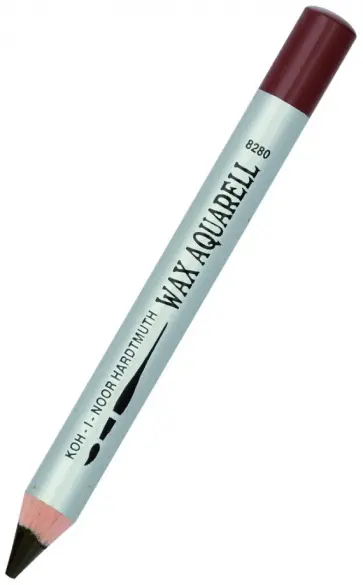 Карандаш восковой акварельный сиена натуральная обложка книги