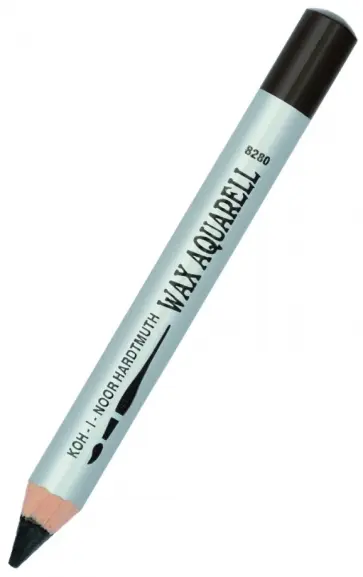 Карандаш восковой акварельный умбра жженая обложка книги