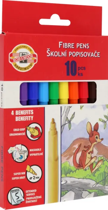 Фломастеры Zoo 1002, 10 цветов, смываемые Фломастеры Zoo 1002, 10 цветов, смываемые обложка книги