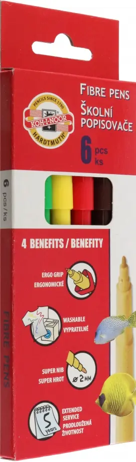 Фломастеры Fish, 6 цветов, смываемые Фломастеры Fish, 6 цветов, смываемые обложка книги